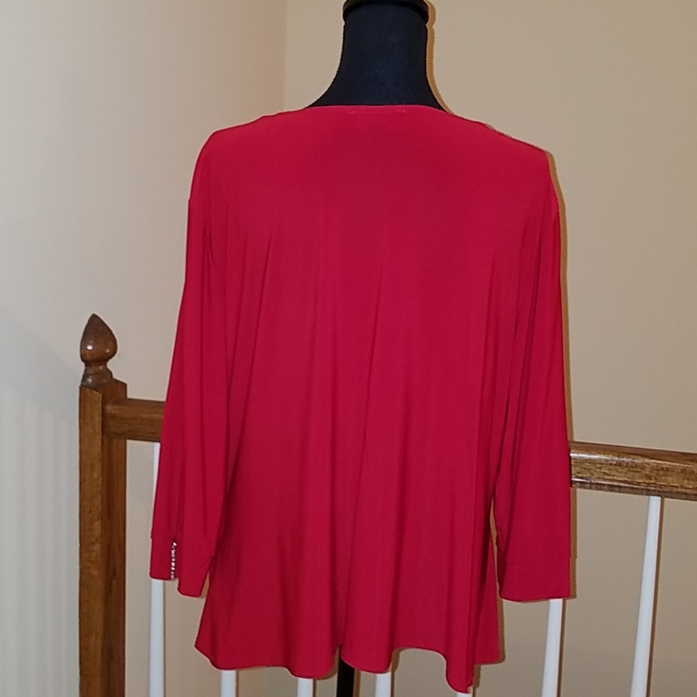 R&M RICHARDS rhinestone top - Picture 4 of 5
